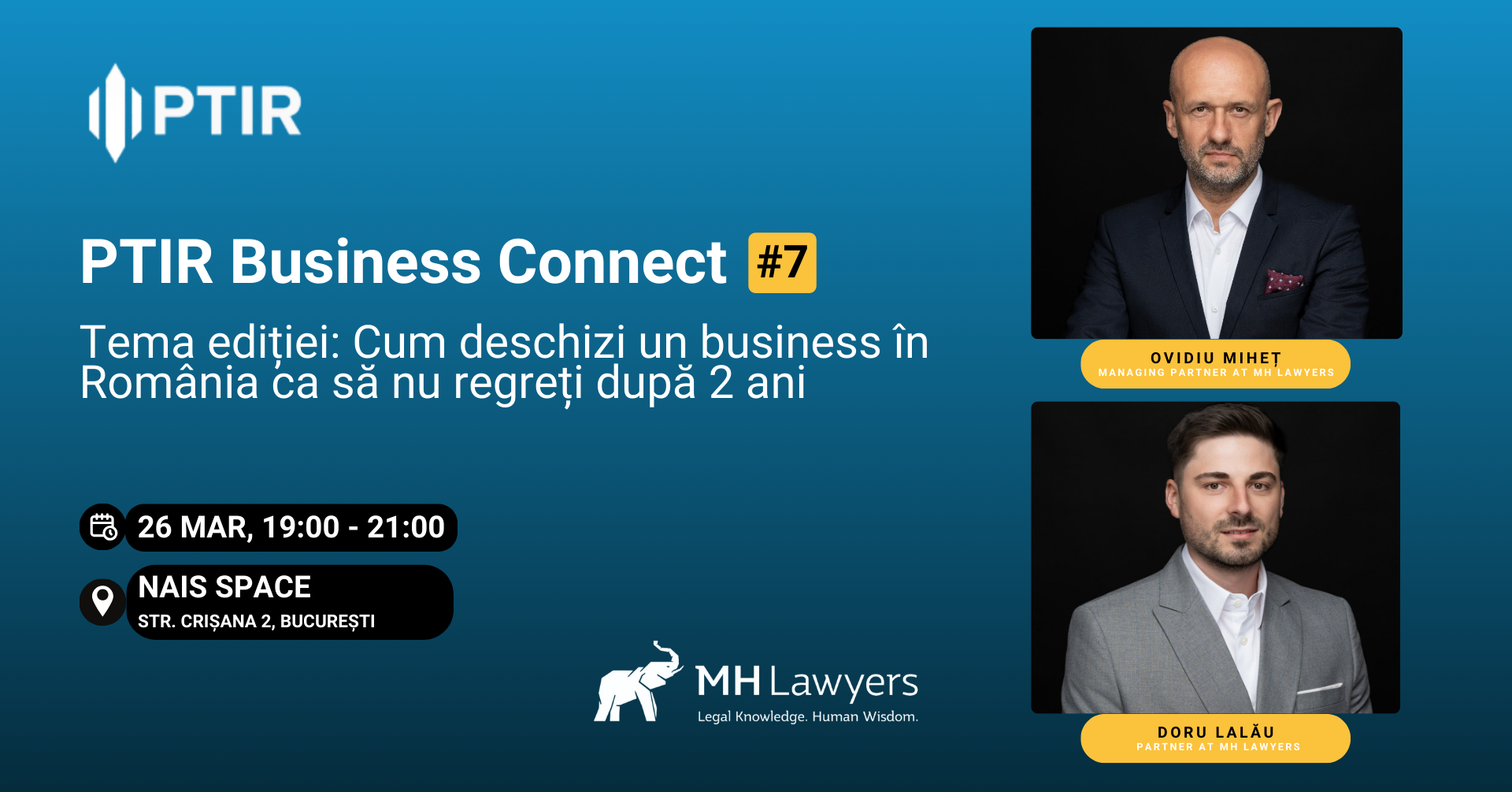 PTIR Business Connect ediția a 7-a - Cum deschizi un business în România ca să nu regreți după 2 ani