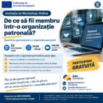 Workshop online: „De ce să fii membru într-o organizație patronală?”